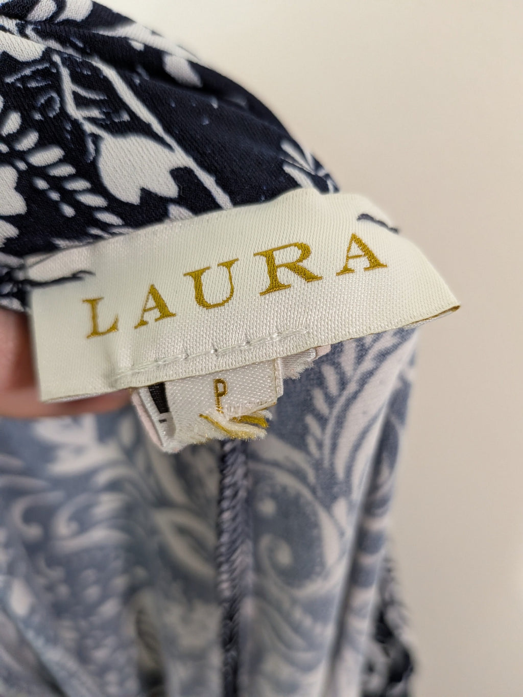 Laura paisley print pants - S