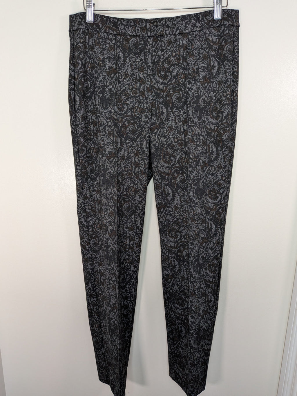 Laura black paisley print trouser - 10