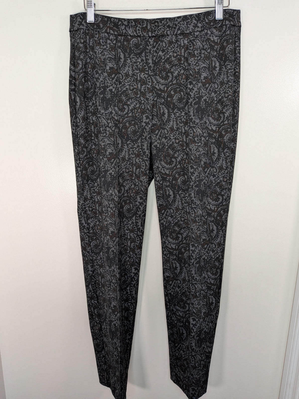Laura black paisley print trouser - 10