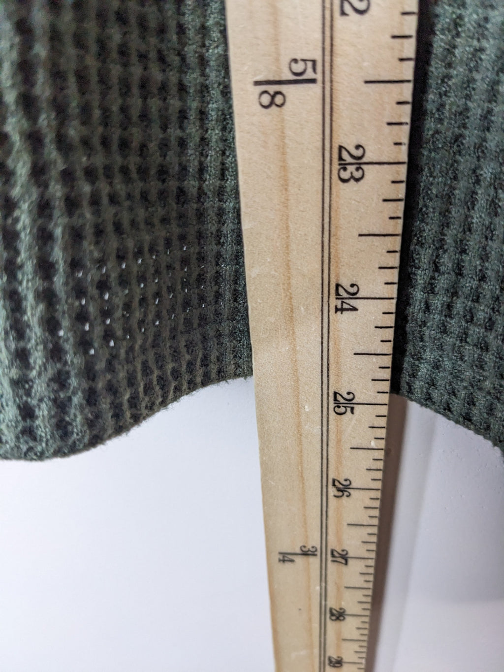 Joe Fresh Green Waffle Long Sleeve - M