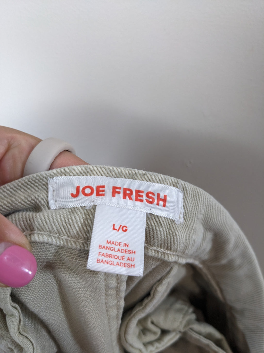 JOE FRESH Beige Cargo Pants - L