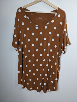 Penningtons Polka Dot T-Shirt - 2X