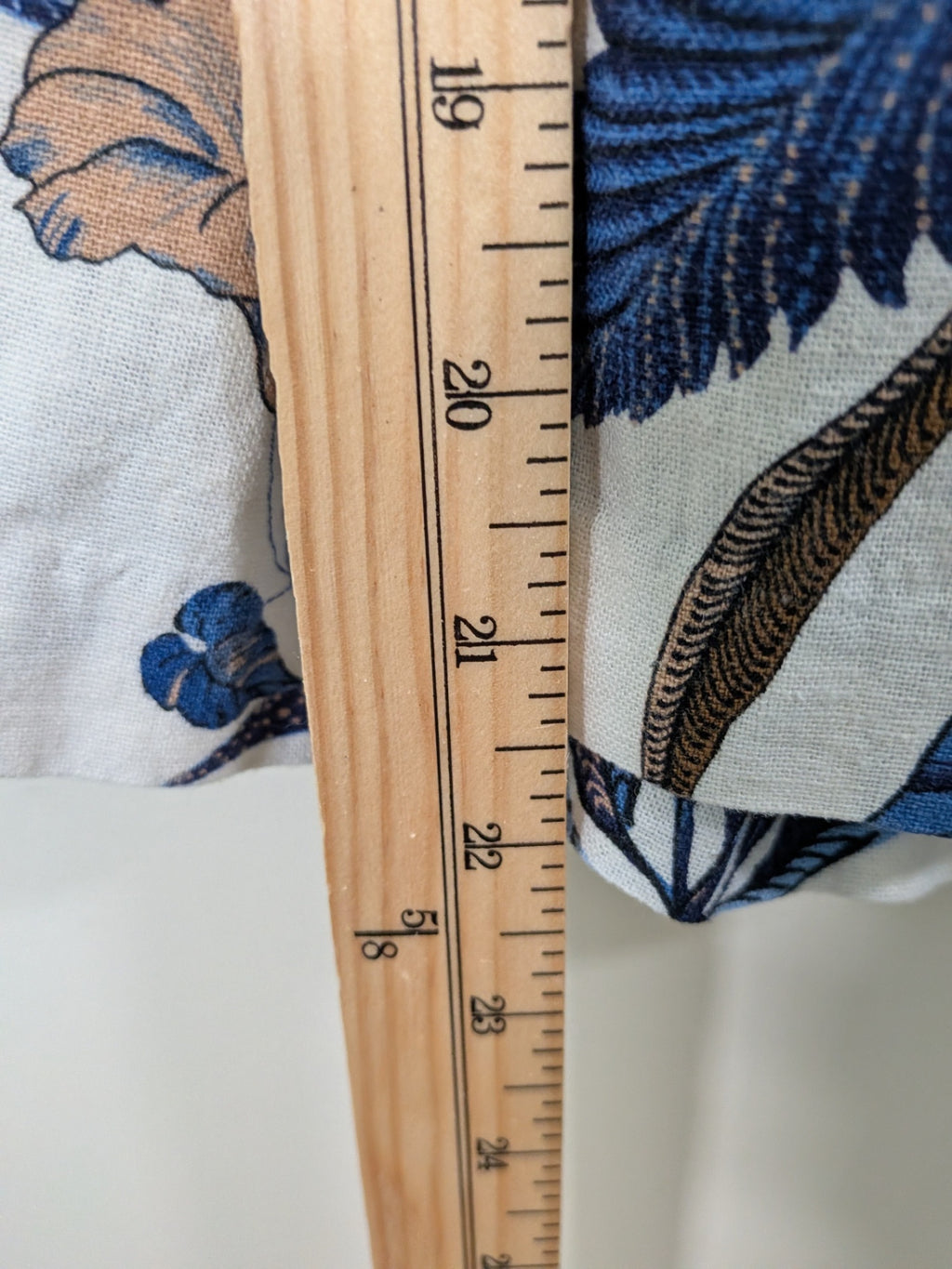 Sigrid Olsen blue floral pants - 8