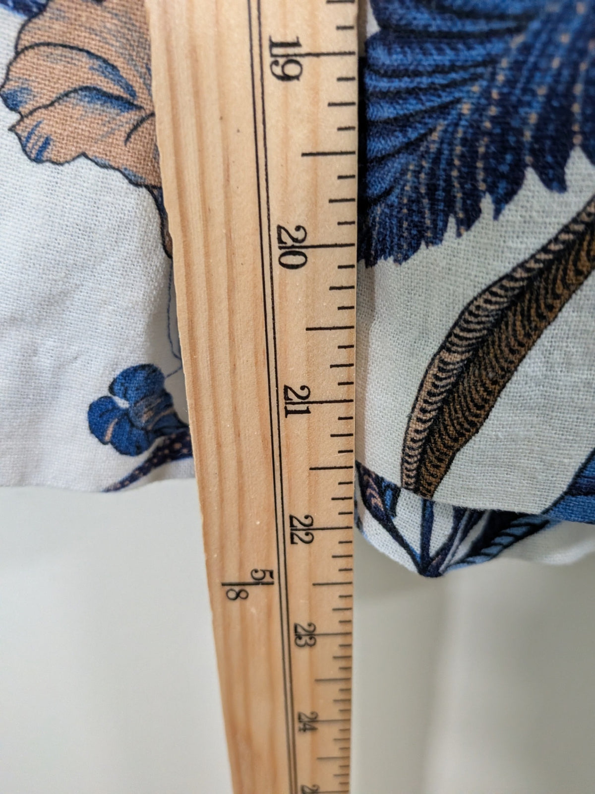 Sigrid Olsen blue floral pants - 8