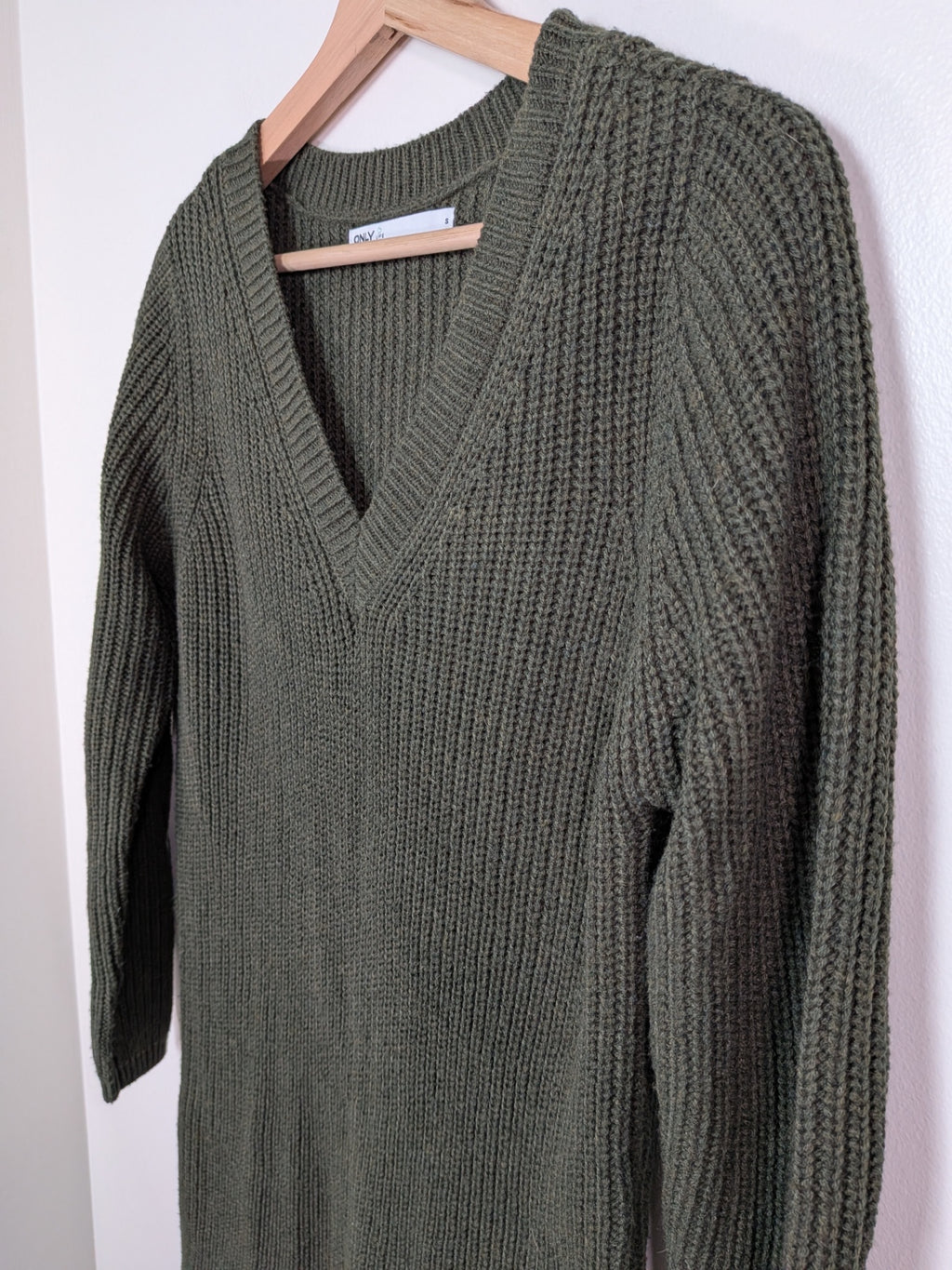 Only green knit dress - S