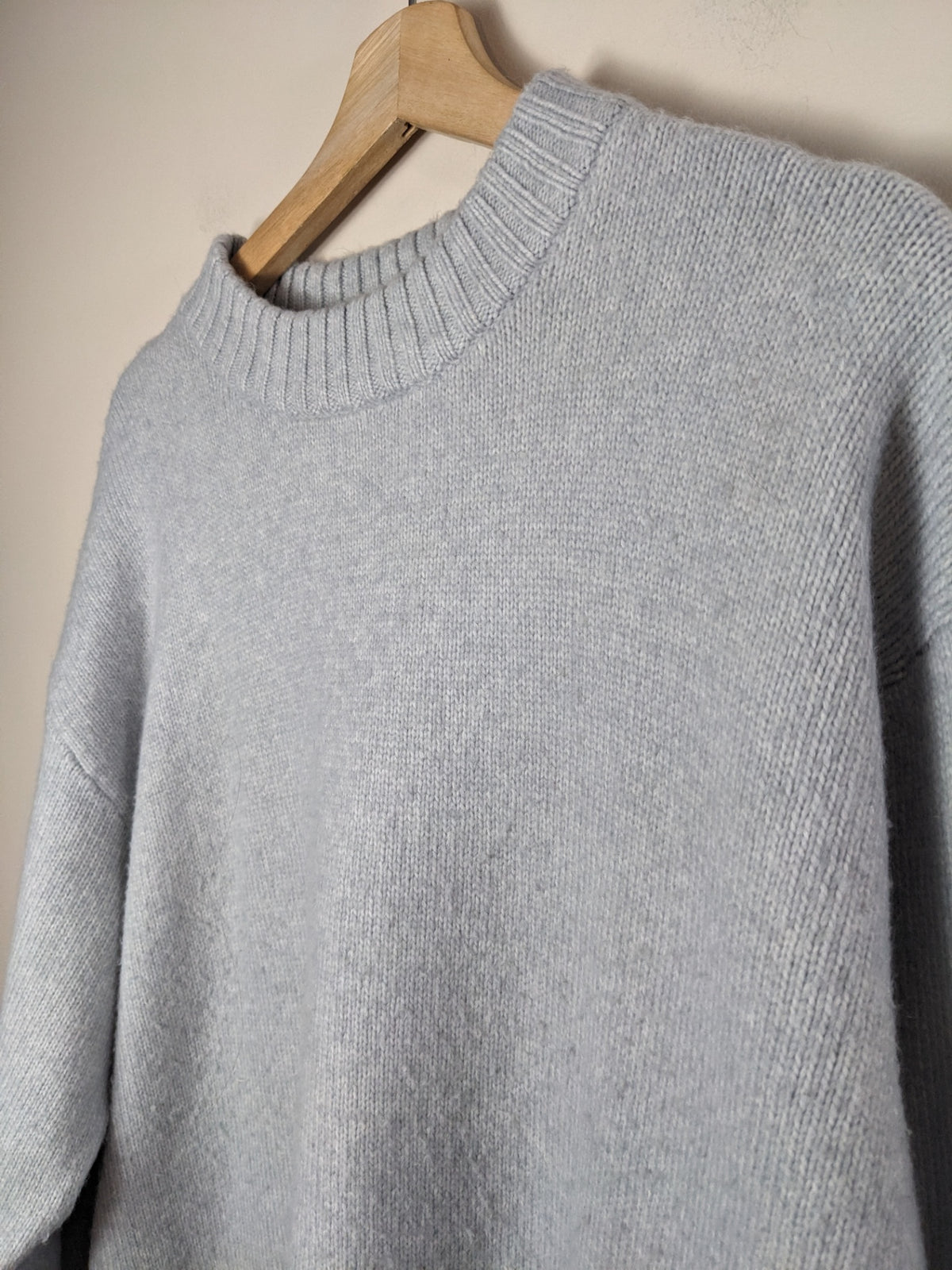H&M Light Blue Sweater Dress - L