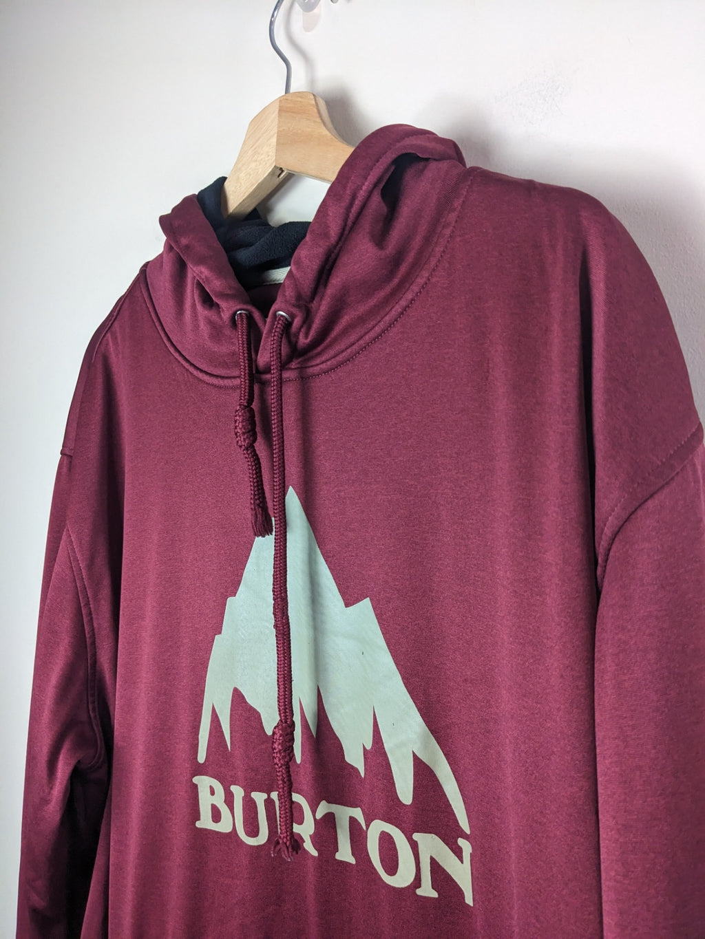 Burton Burgundy Logo Hoodie - XL