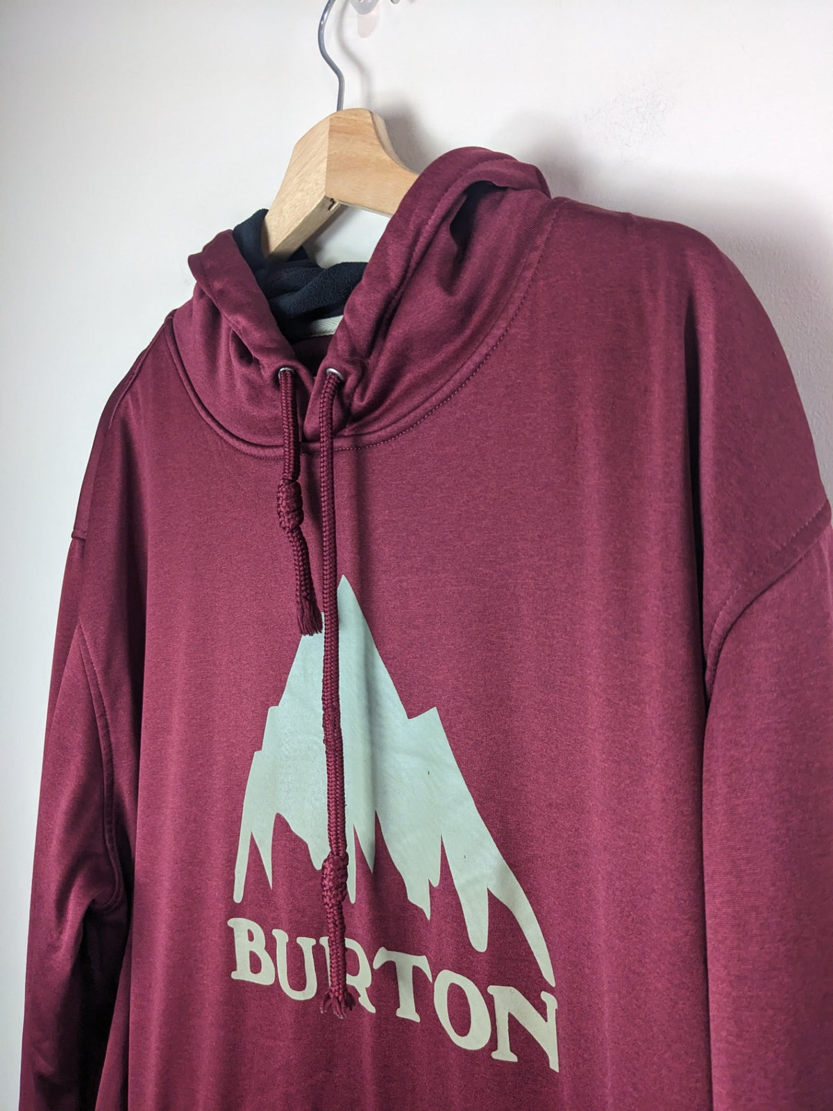 Burton Burgundy Logo Hoodie - XL