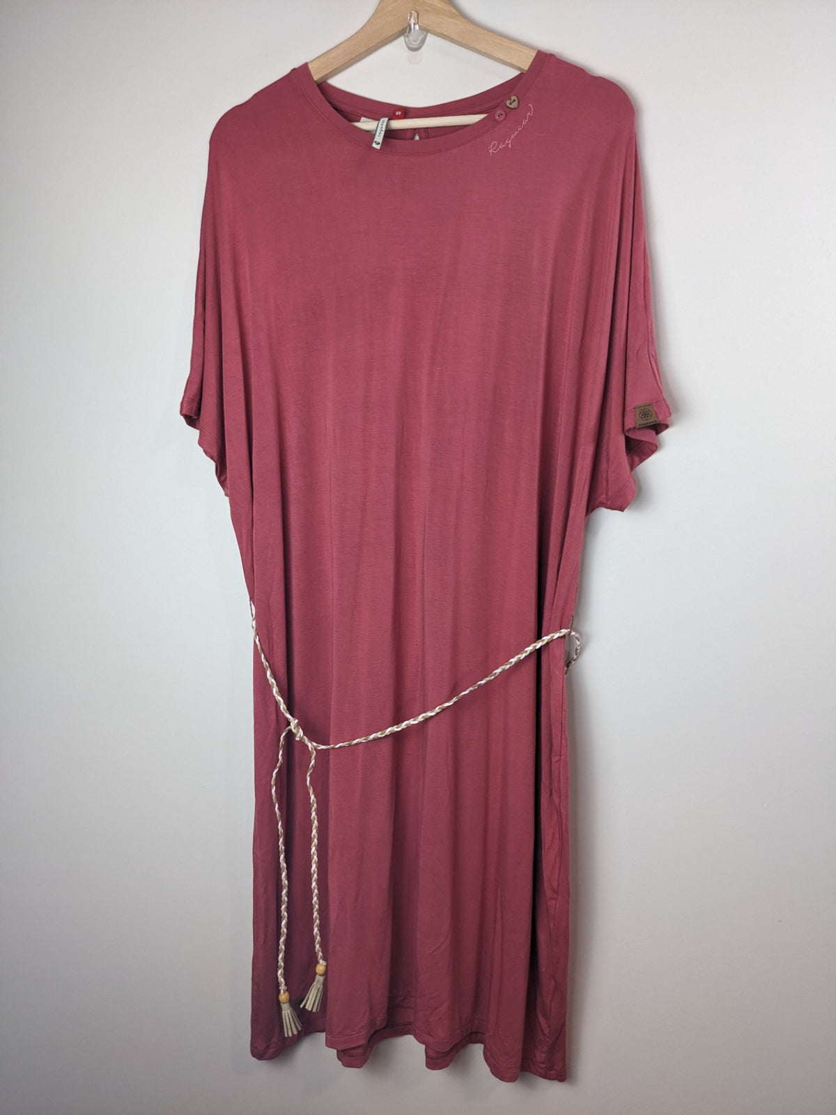 Ragwear Red T_Shirt Dress - sz48