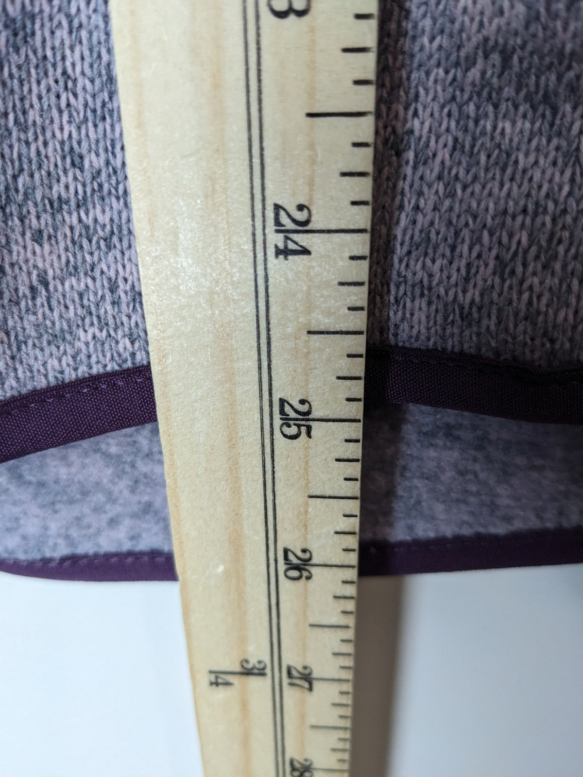 Helly Hansen Purple Zip Up Fleece - M