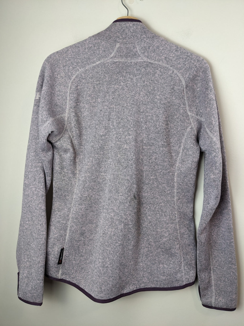 Helly Hansen Purple Zip Up Fleece - M