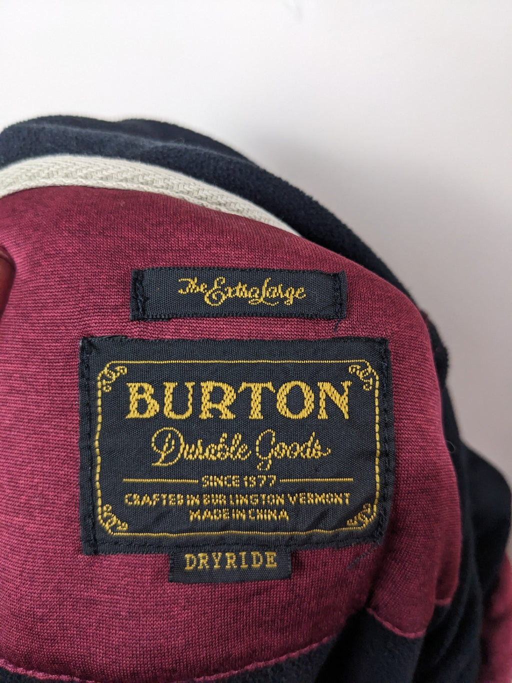 Burton Burgundy Logo Hoodie - XL