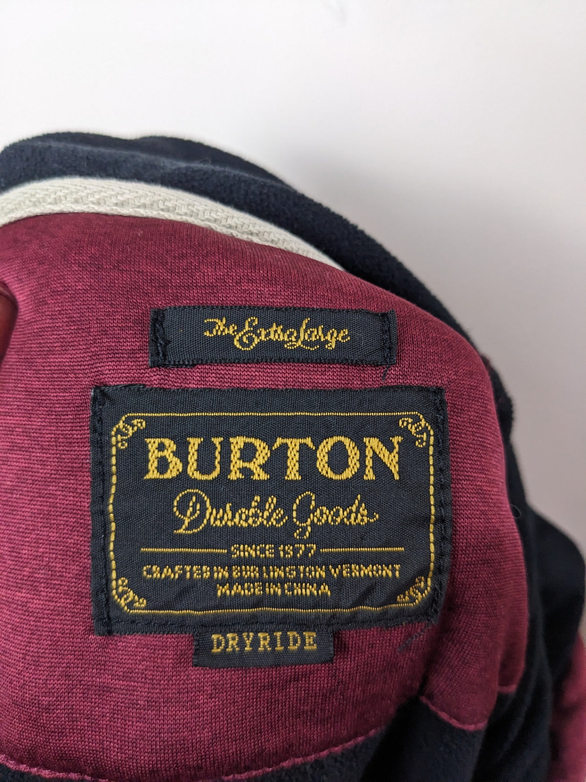 Burton Burgundy Logo Hoodie - XL