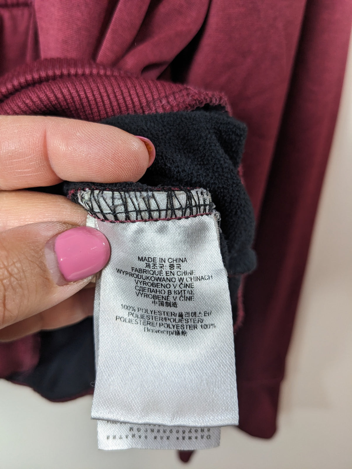 Burton Burgundy Logo Hoodie - XL
