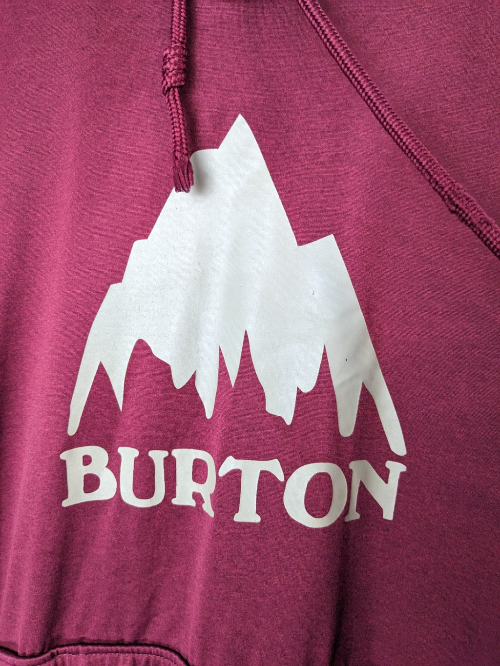 Burton Burgundy Logo Hoodie - XL