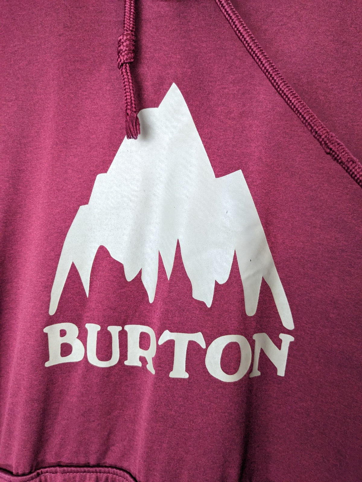 Burton Burgundy Logo Hoodie - XL
