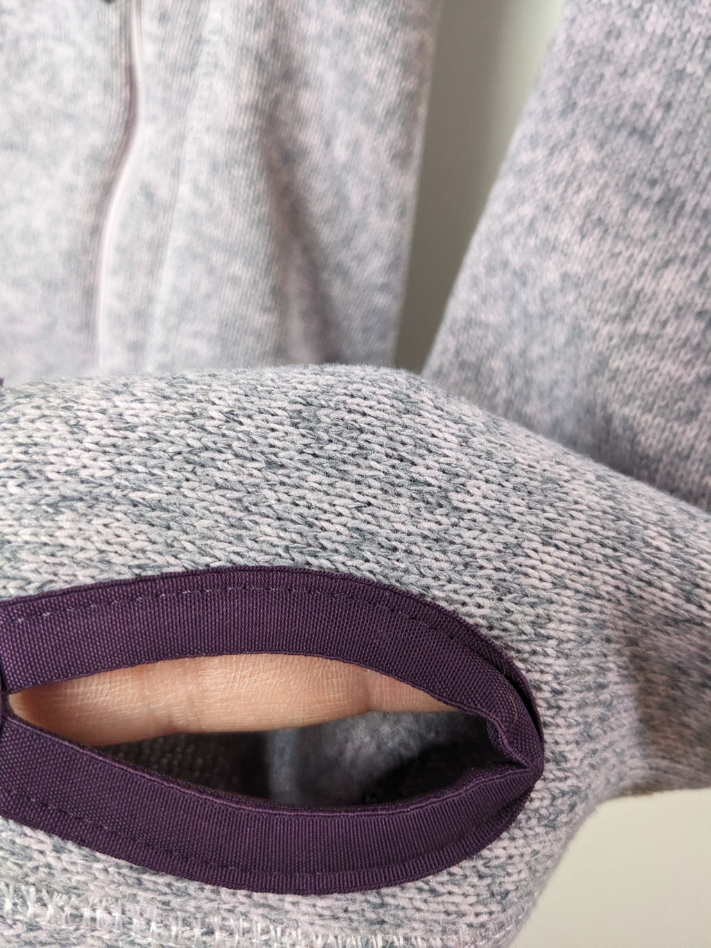 Helly Hansen Purple Zip Up Fleece - M