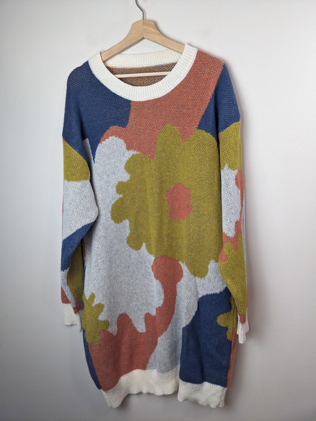 Shein Patch Coloured Sweater Dress - 3XL