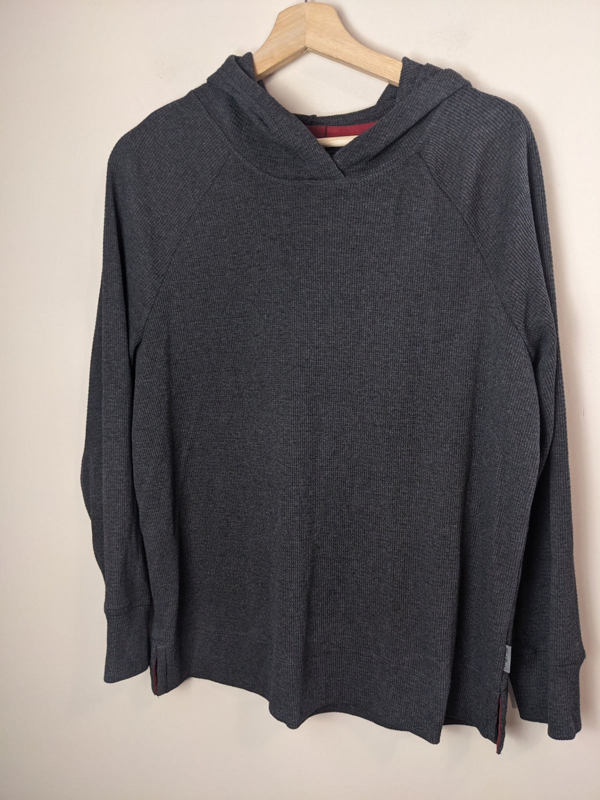 Wind River Dark Grey Knitted Hoodie - L