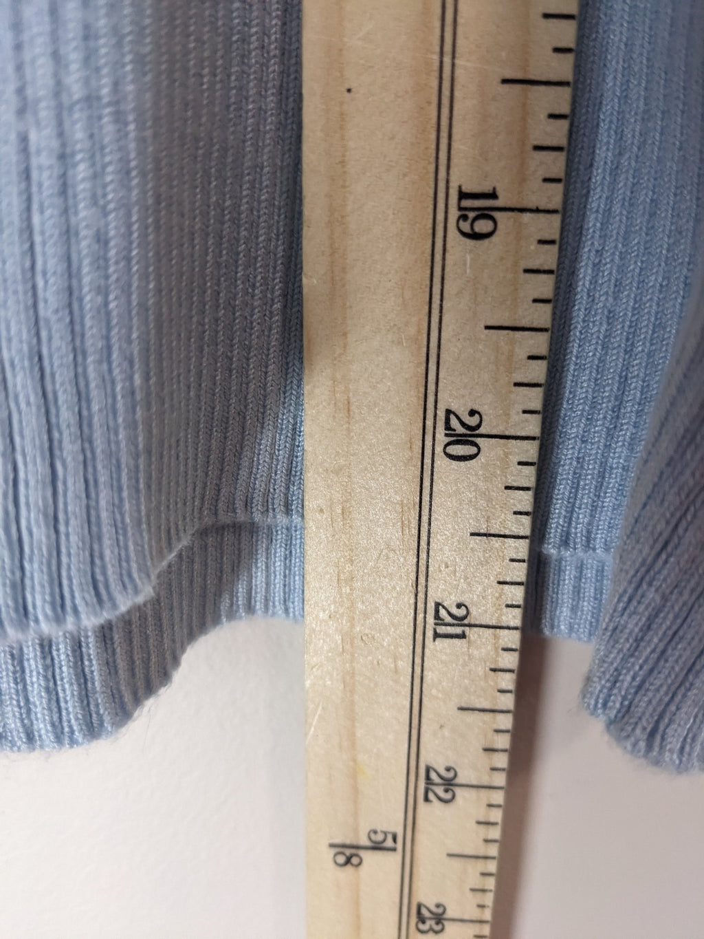 RESERVED Light Blue Collared Long Sleeve - L