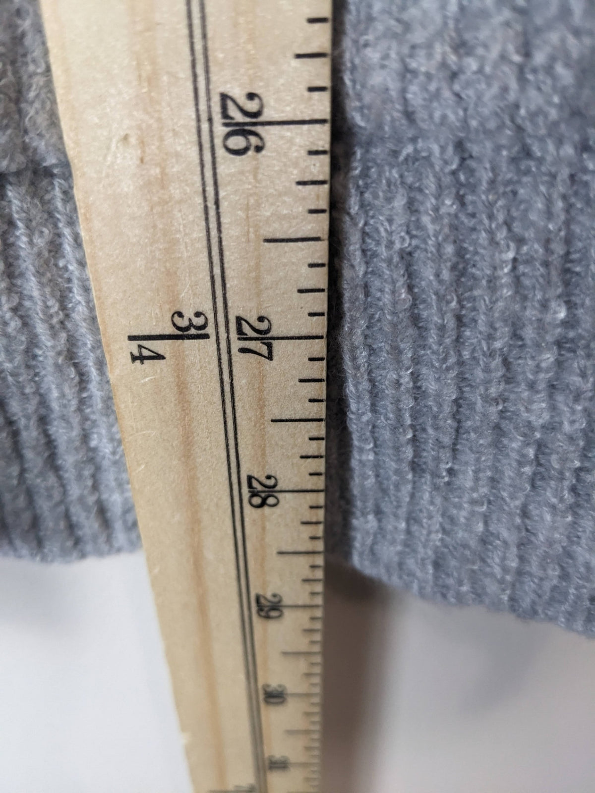 LOVE SCARLETT Tan & Grey Striped Hooded Cardigan - S