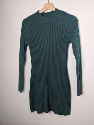 Hollister Green Sweater Dress - L