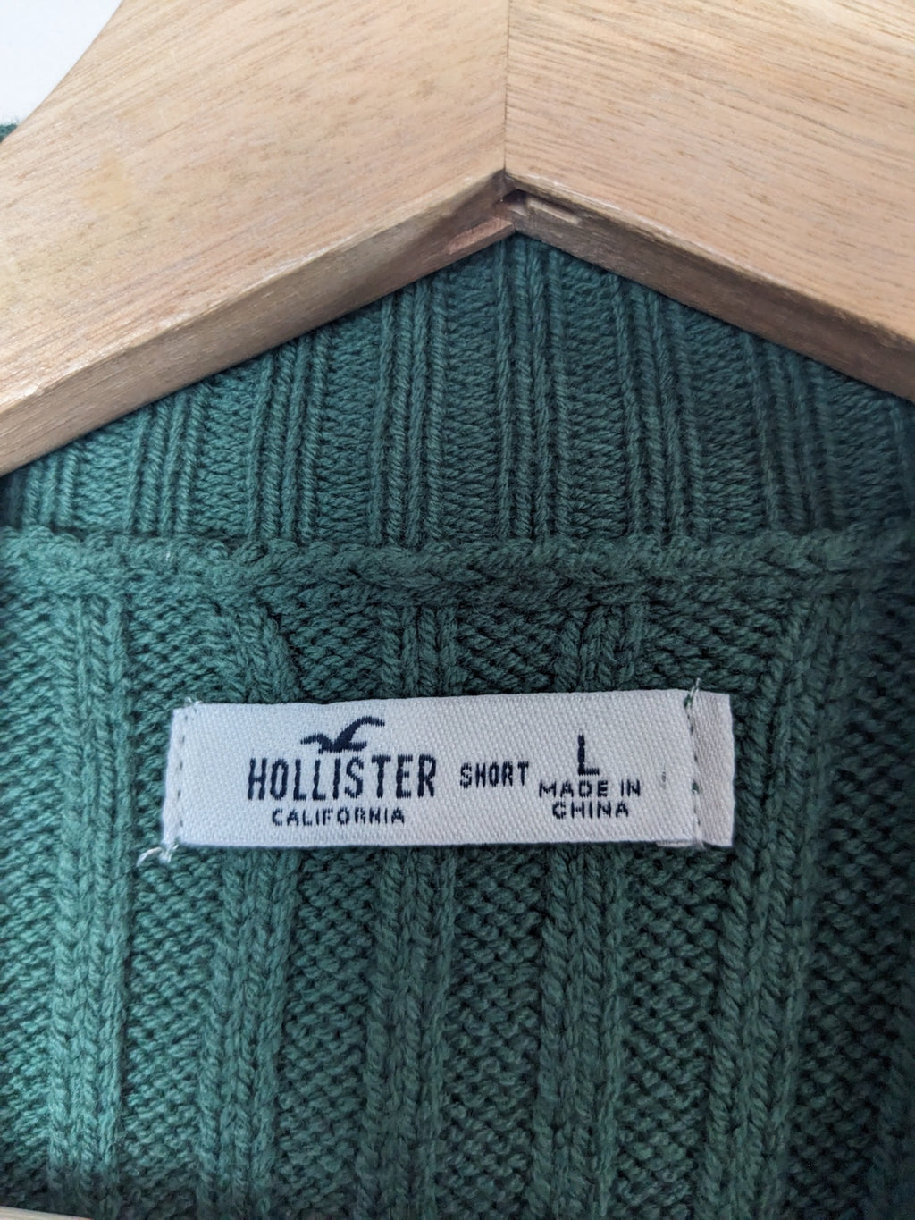 Hollister Green Sweater Dress - L