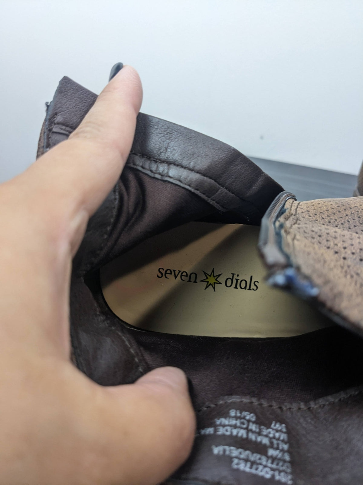 seven dials brown ankle boots - 37