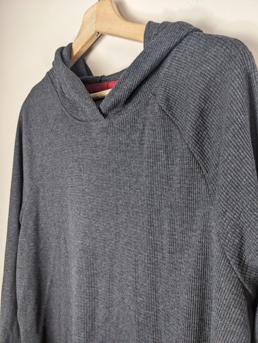 Wind River Dark Grey Knitted Hoodie - L