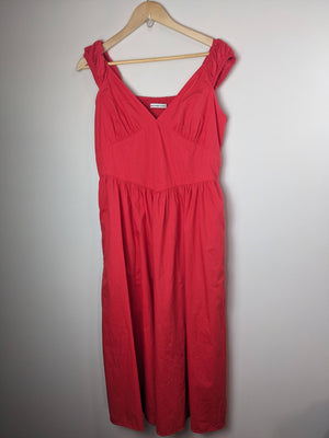 Abercrombie & Fitch Red Maxi Dress - M