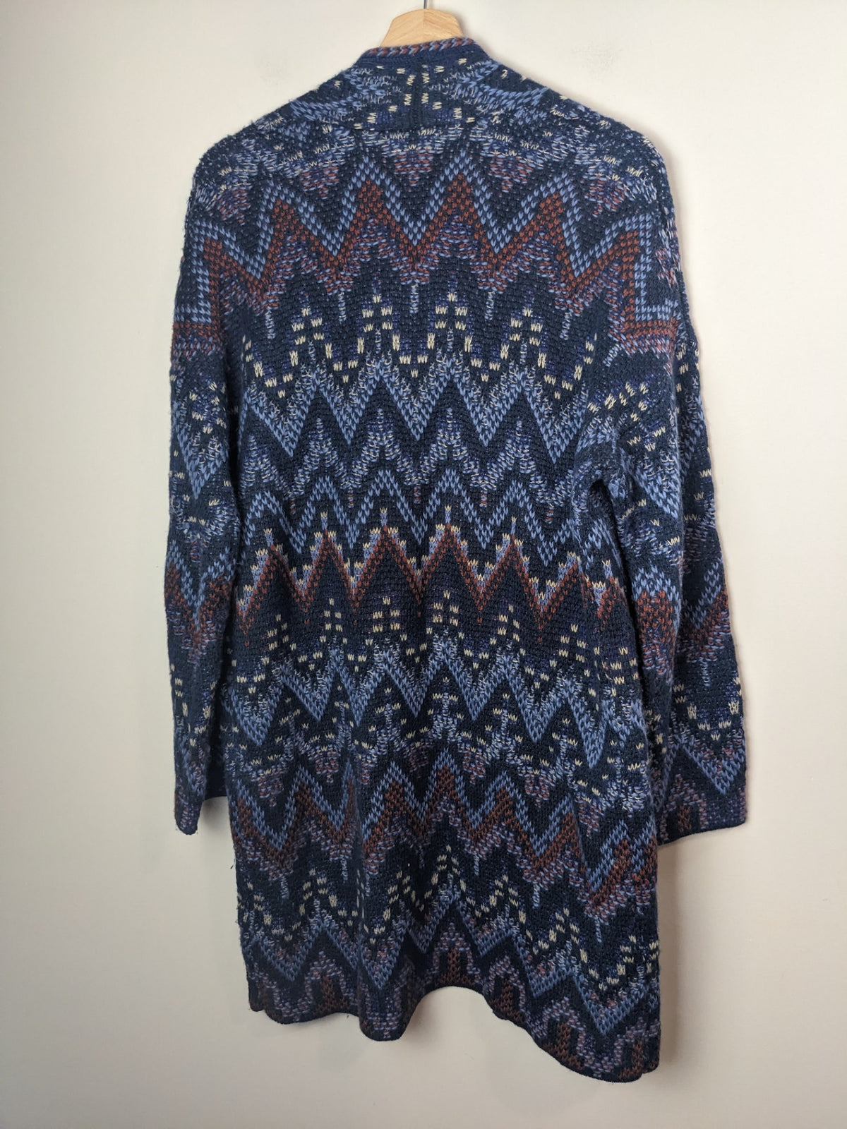 LUCKY BRAND Wool Patterned Cardigan - M
