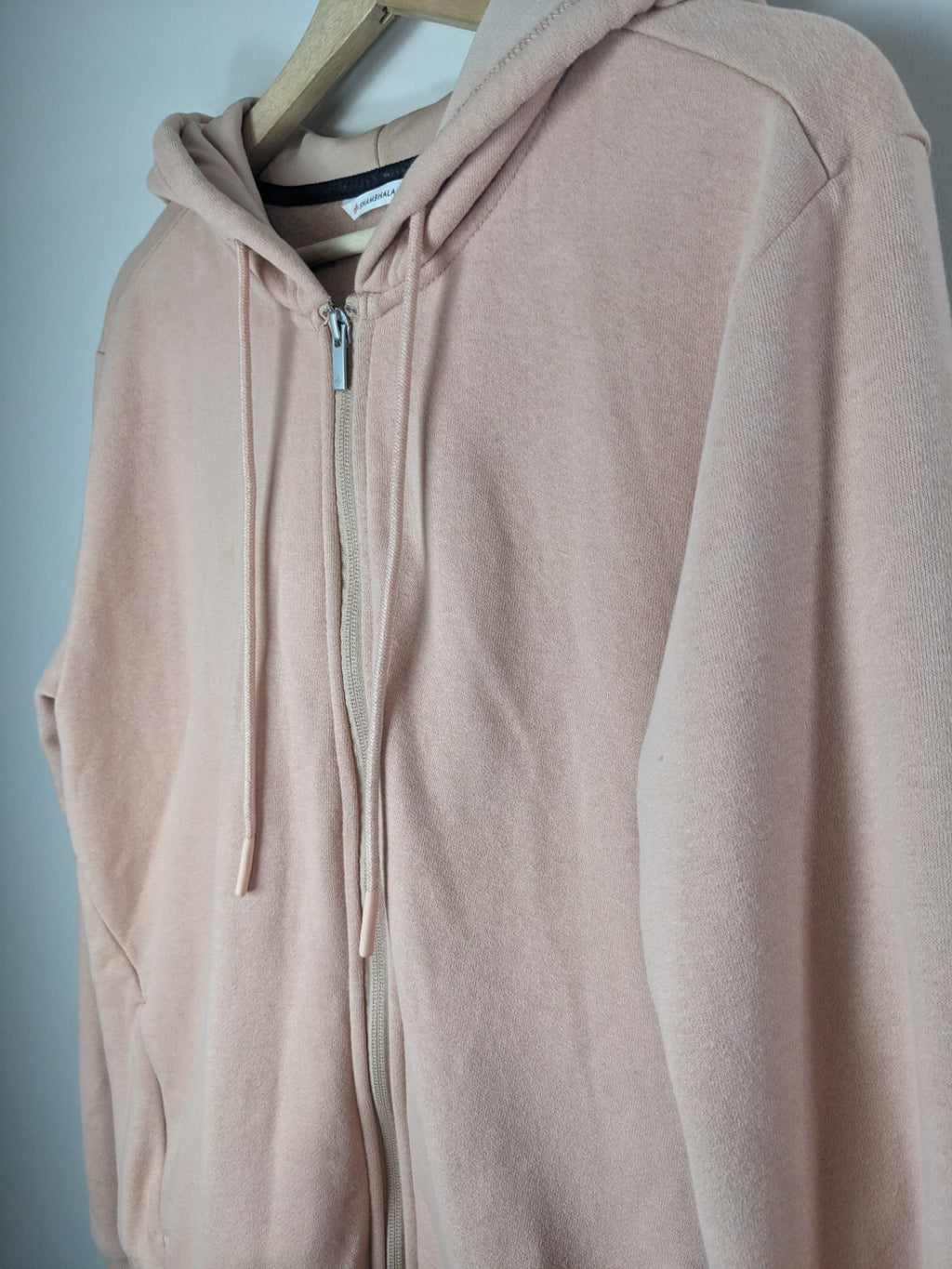 SHAMBHALA Light Pink Zip Up Hoddie - L
