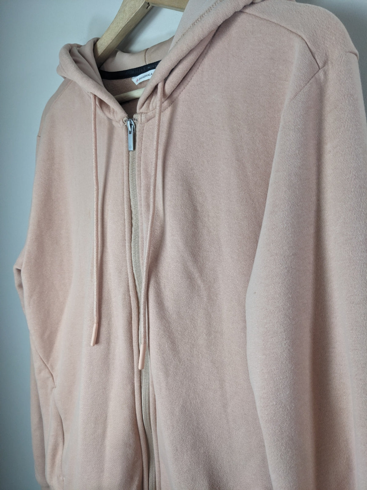 SHAMBHALA Light Pink Zip Up Hoddie - L