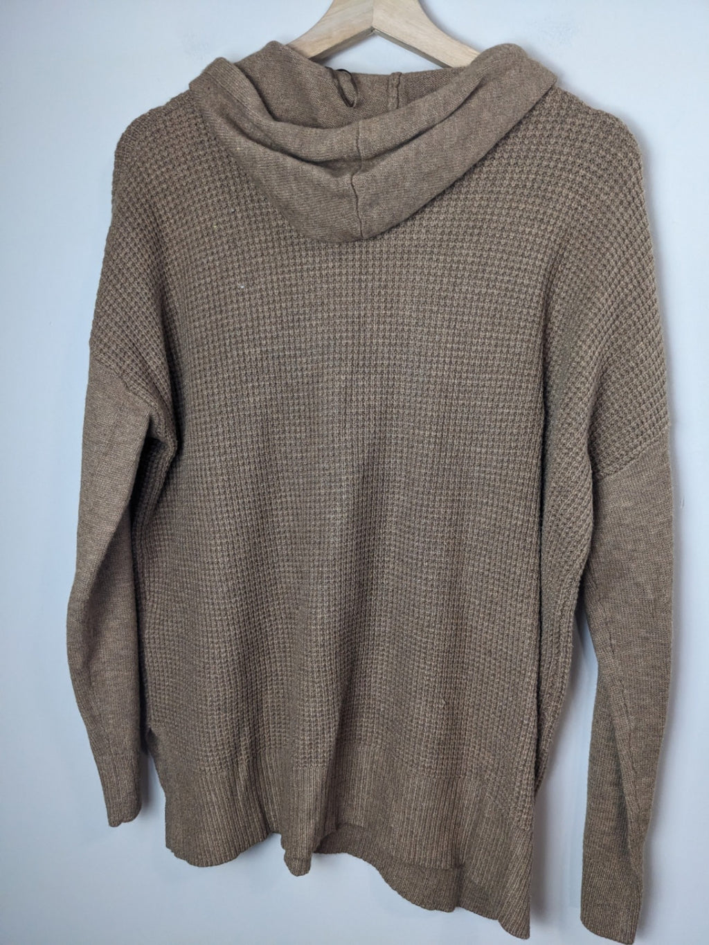 Denver Hayes Brown Knitted Hoodie - XL