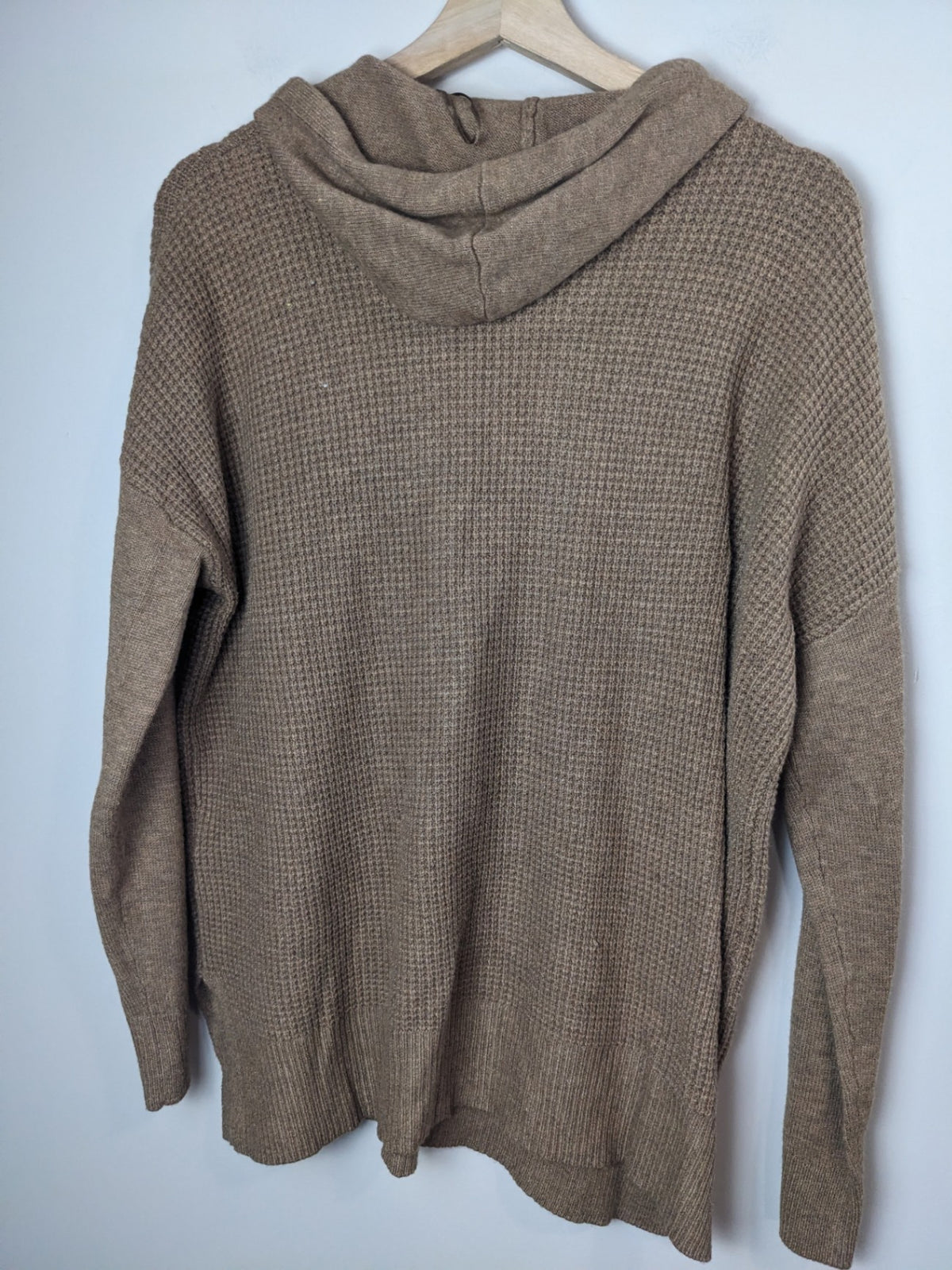 Denver Hayes Brown Knitted Hoodie - XL