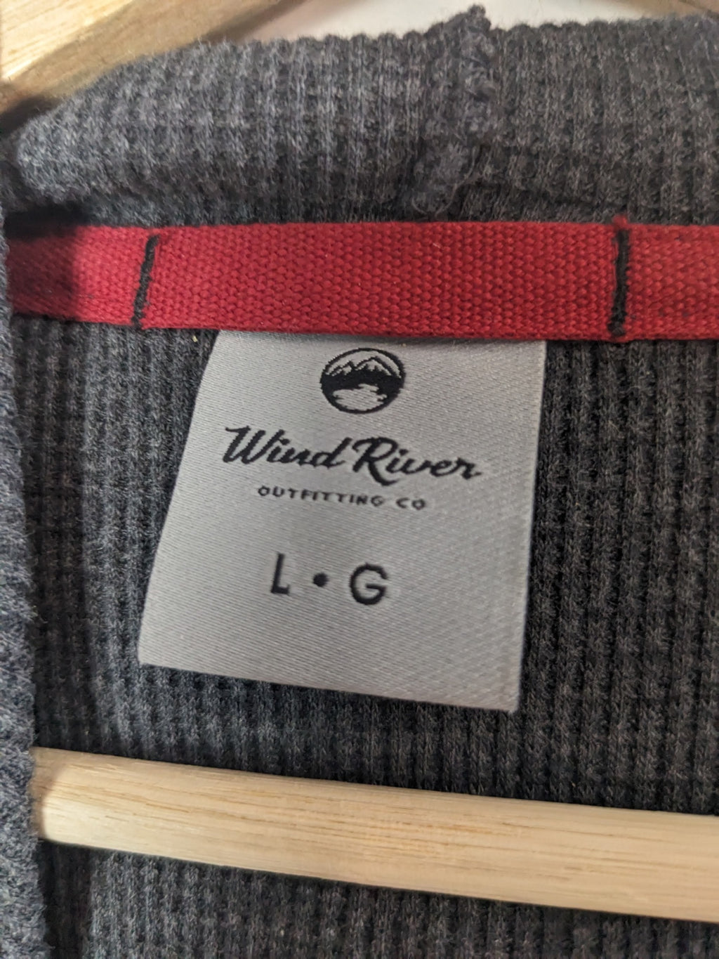 Wind River Dark Grey Knitted Hoodie - L