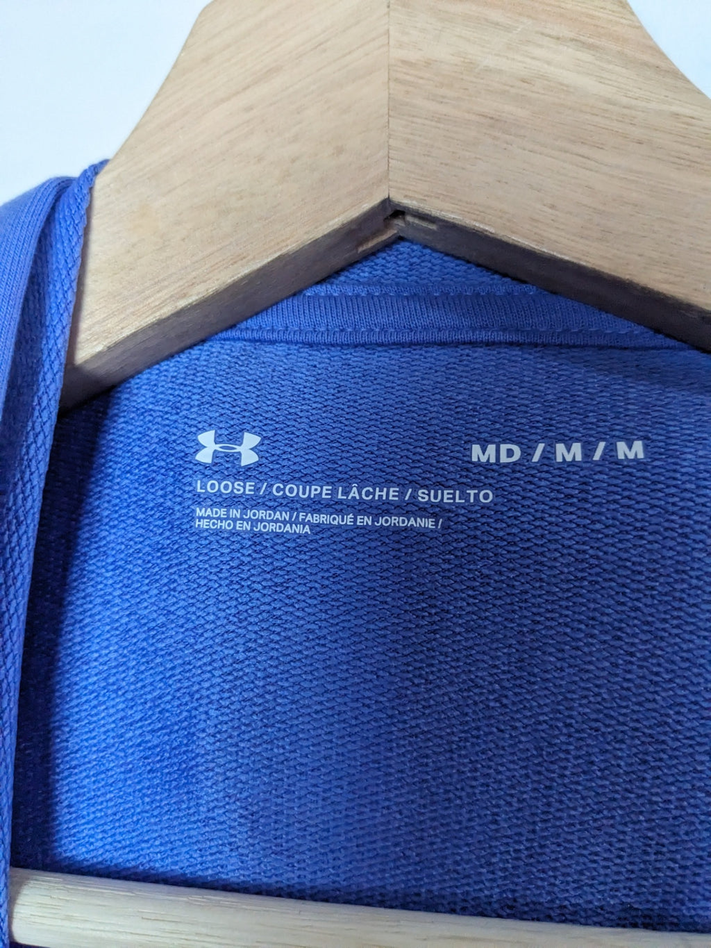 NWT Under Armour Blue Hoodie - M