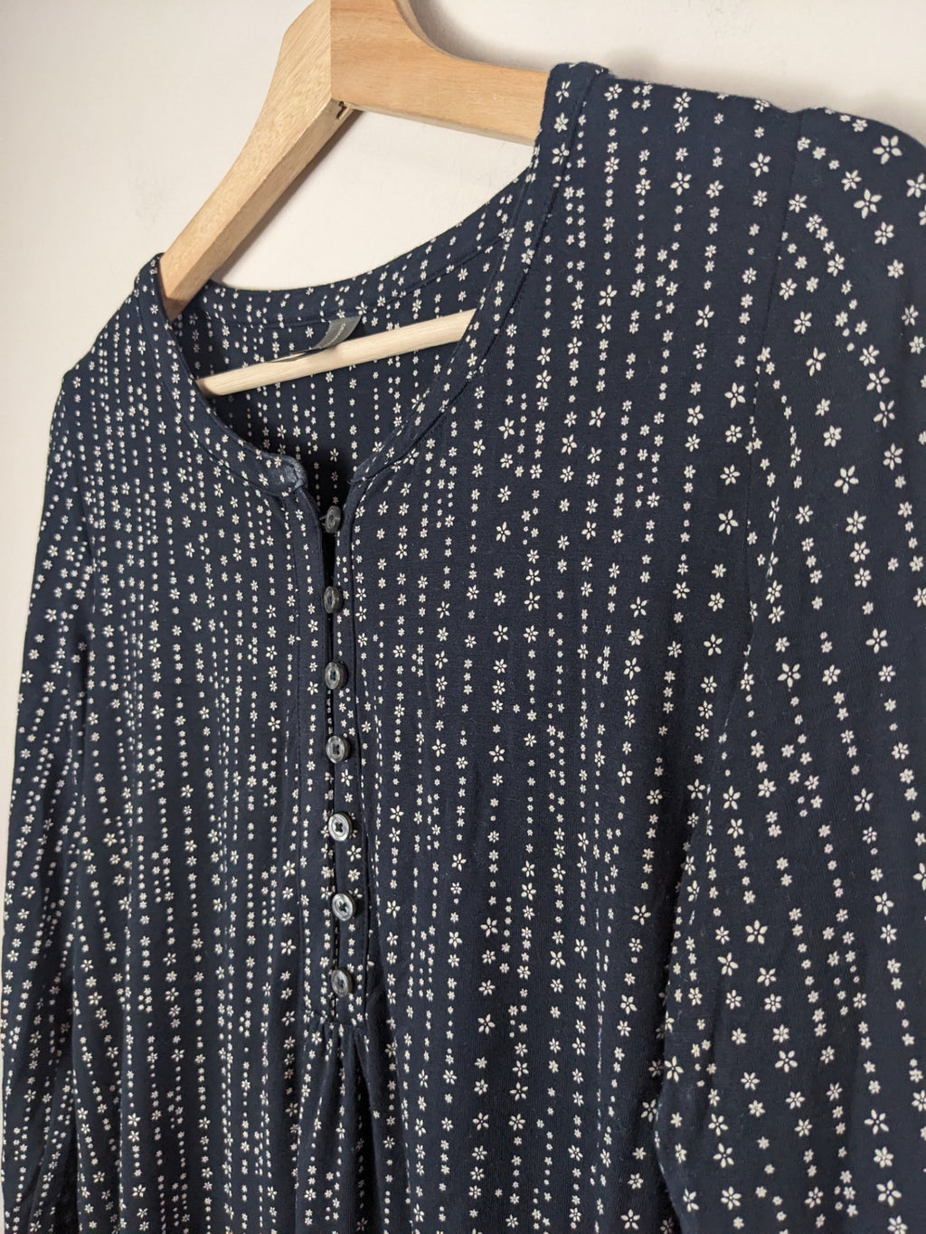 Denver Hayes Black Patterned Long Sleeve - S