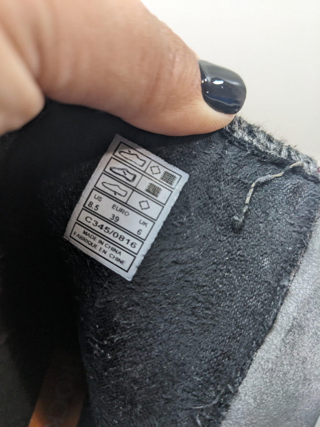 Rocket Dog Grey Knit Overlay Ankle Boots - 8.5