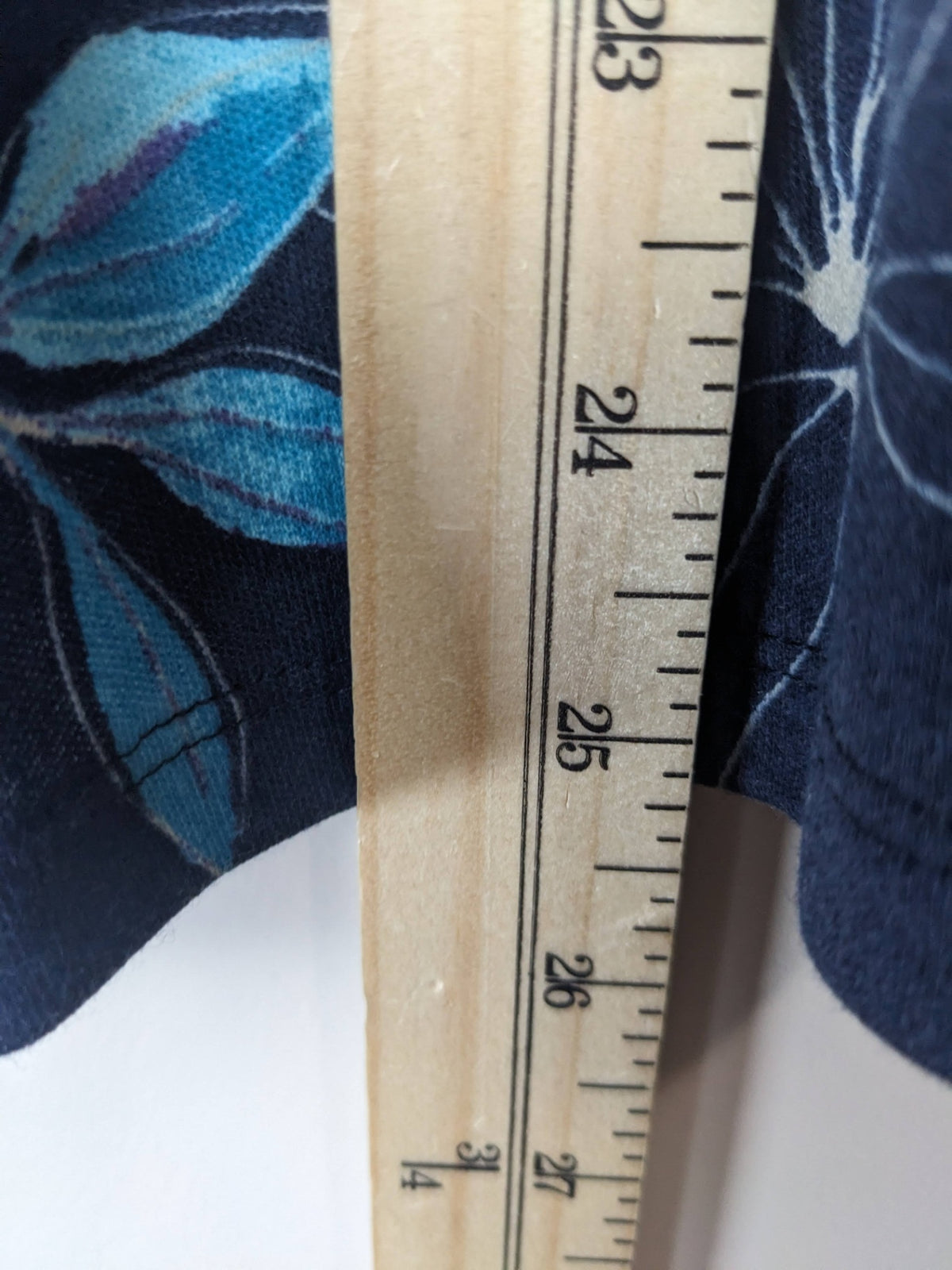 KAREN SCOTT Navy Floral Long Sleeve - M