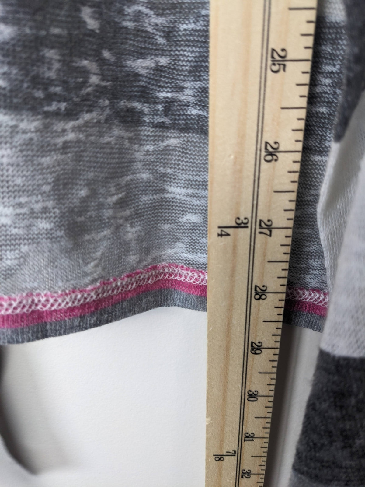 Warehouse One Pink & Grey Cardigan - L