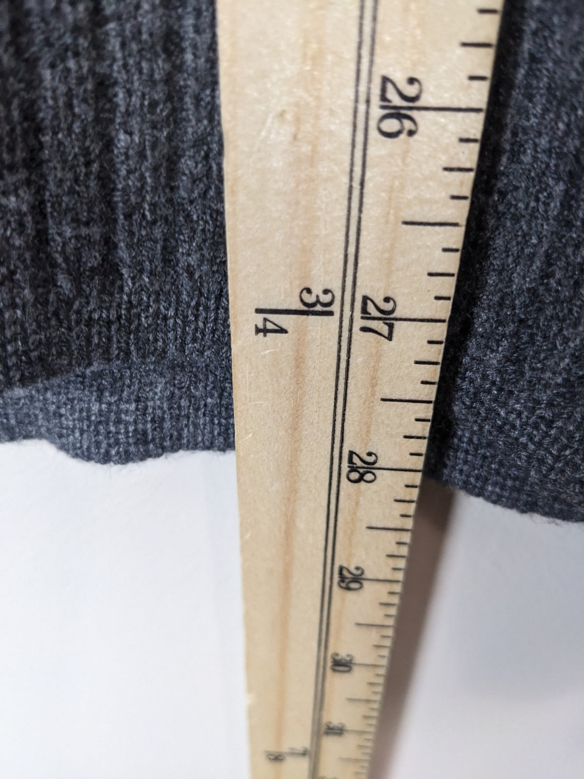 DENVER HAYES Dark Grey Knitted Hoodie - XL