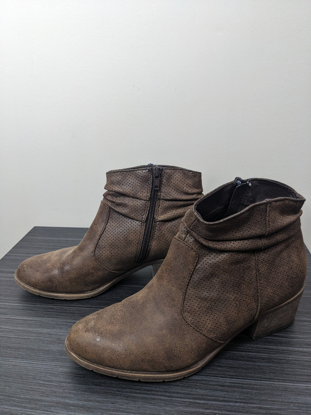 seven dials brown ankle boots - 37