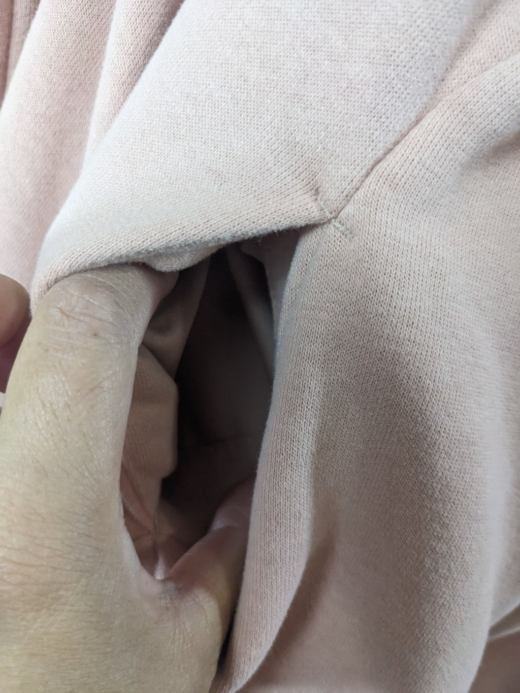 SHAMBHALA Light Pink Zip Up Hoddie - L