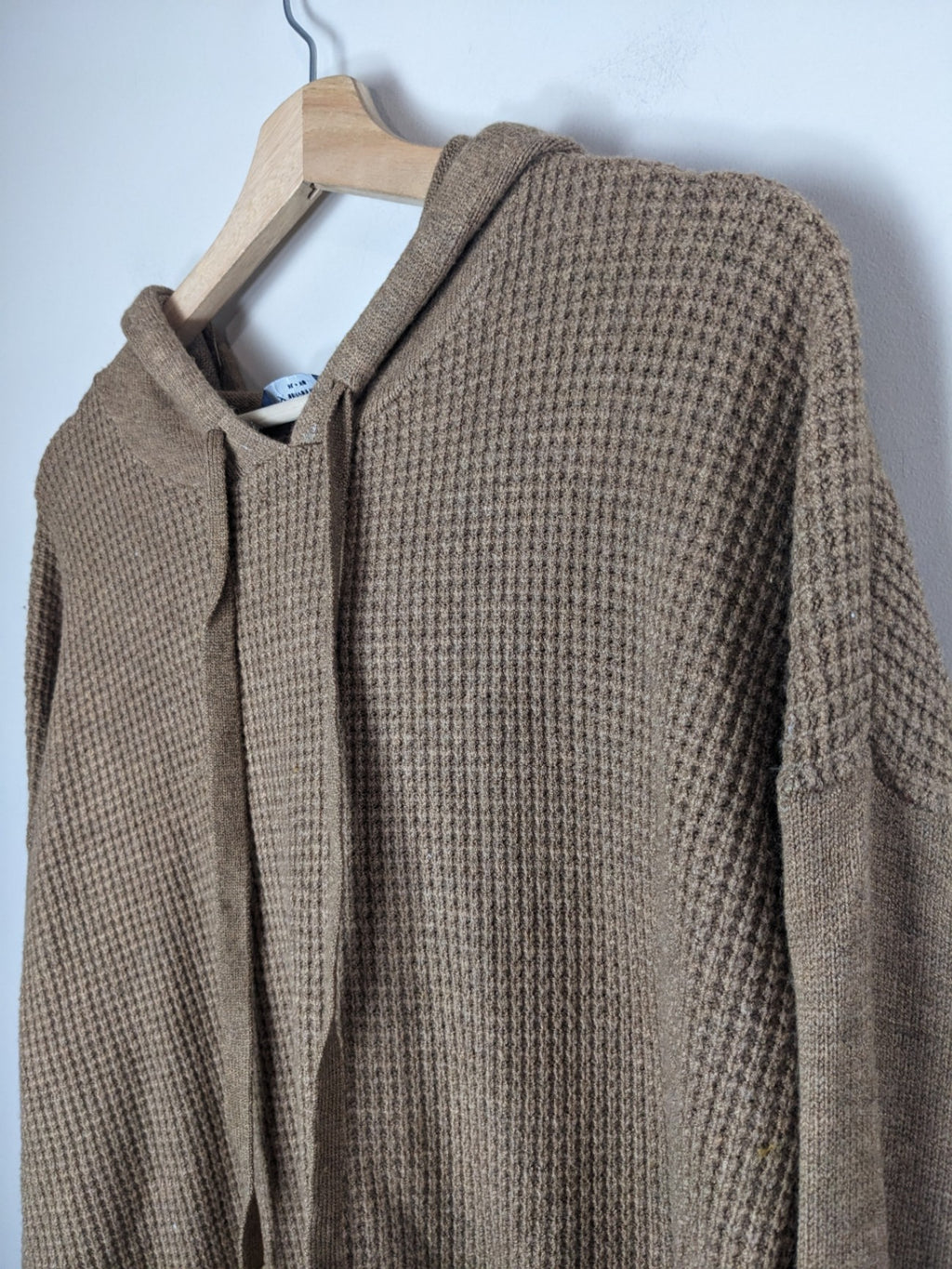 Denver Hayes Brown Knitted Hoodie - XL