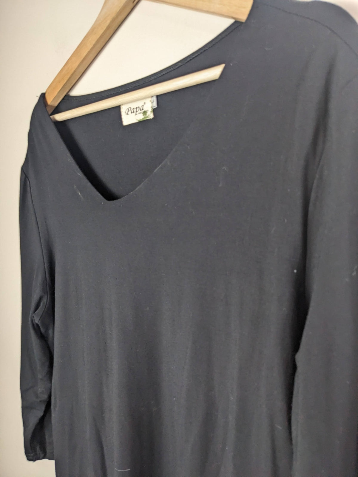 Papa Asymmetrical Black Dress- M