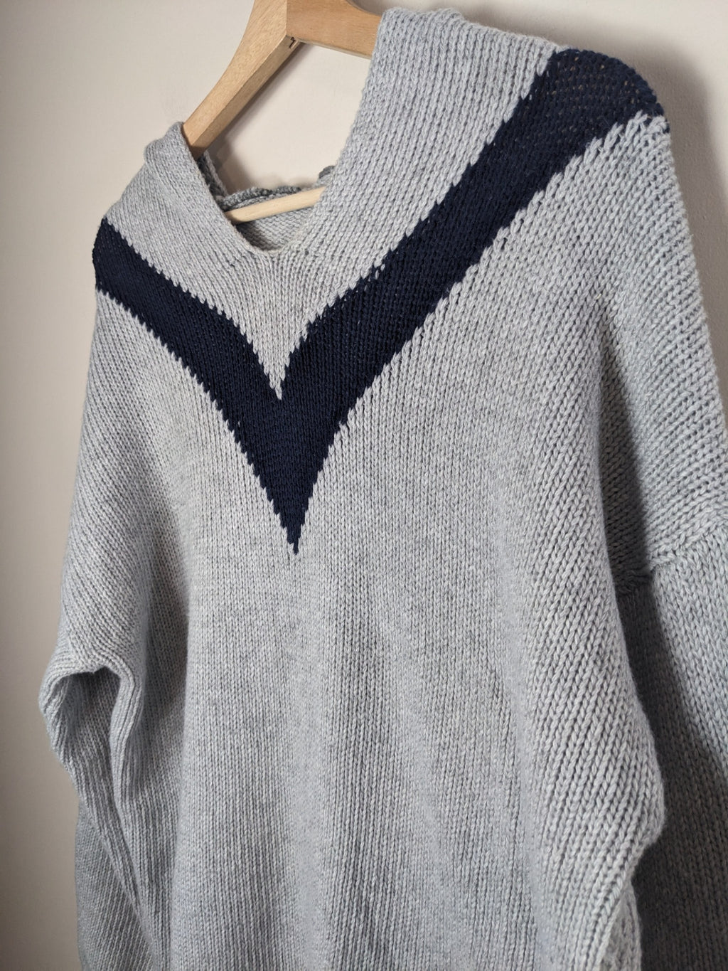 Knitted Hoodie - appears large