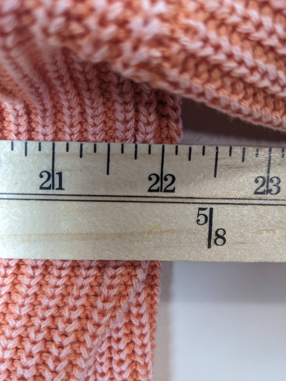 TRIBAL Orange Knitted Hoodie - L