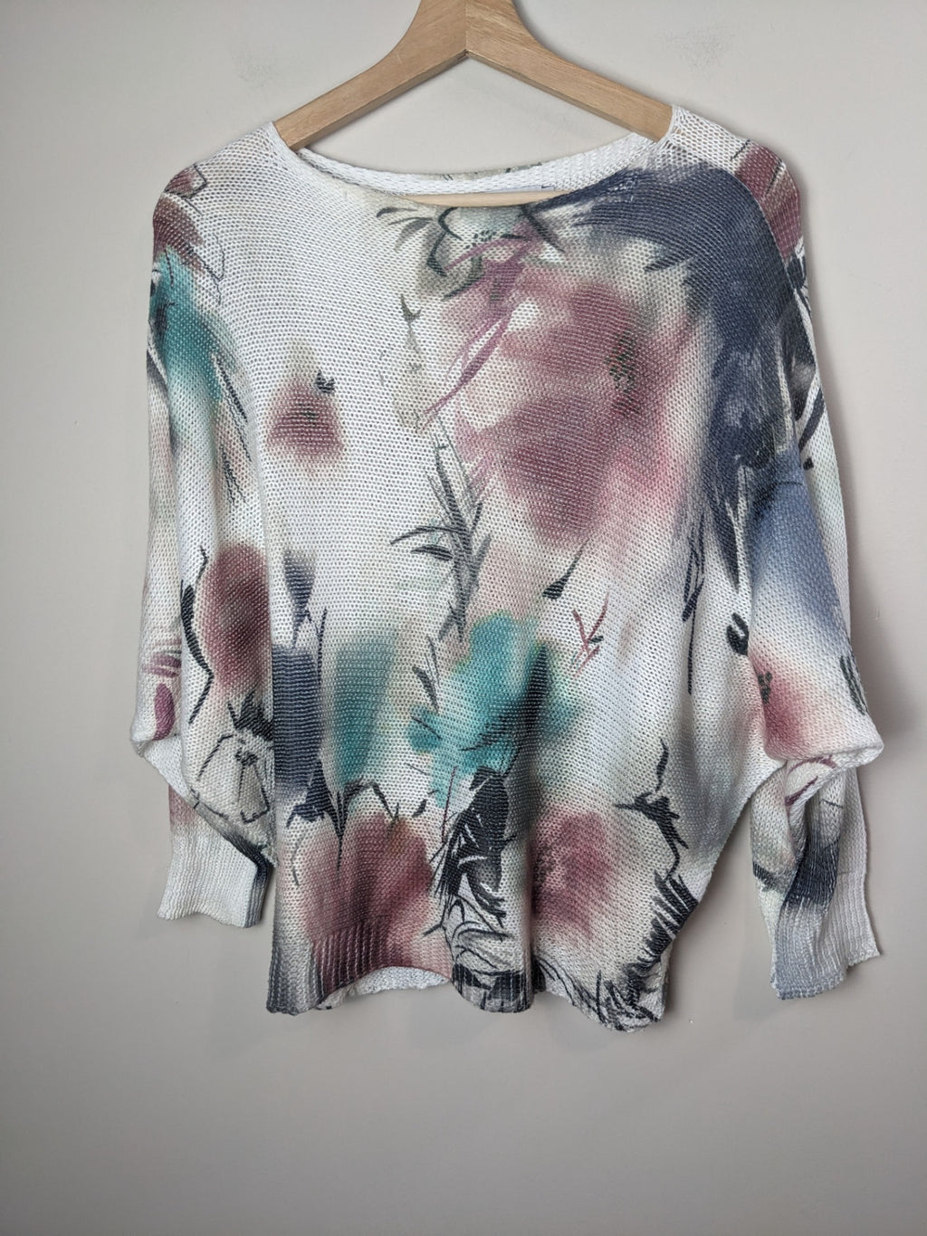Luisa Ricci Floral Sweater - S