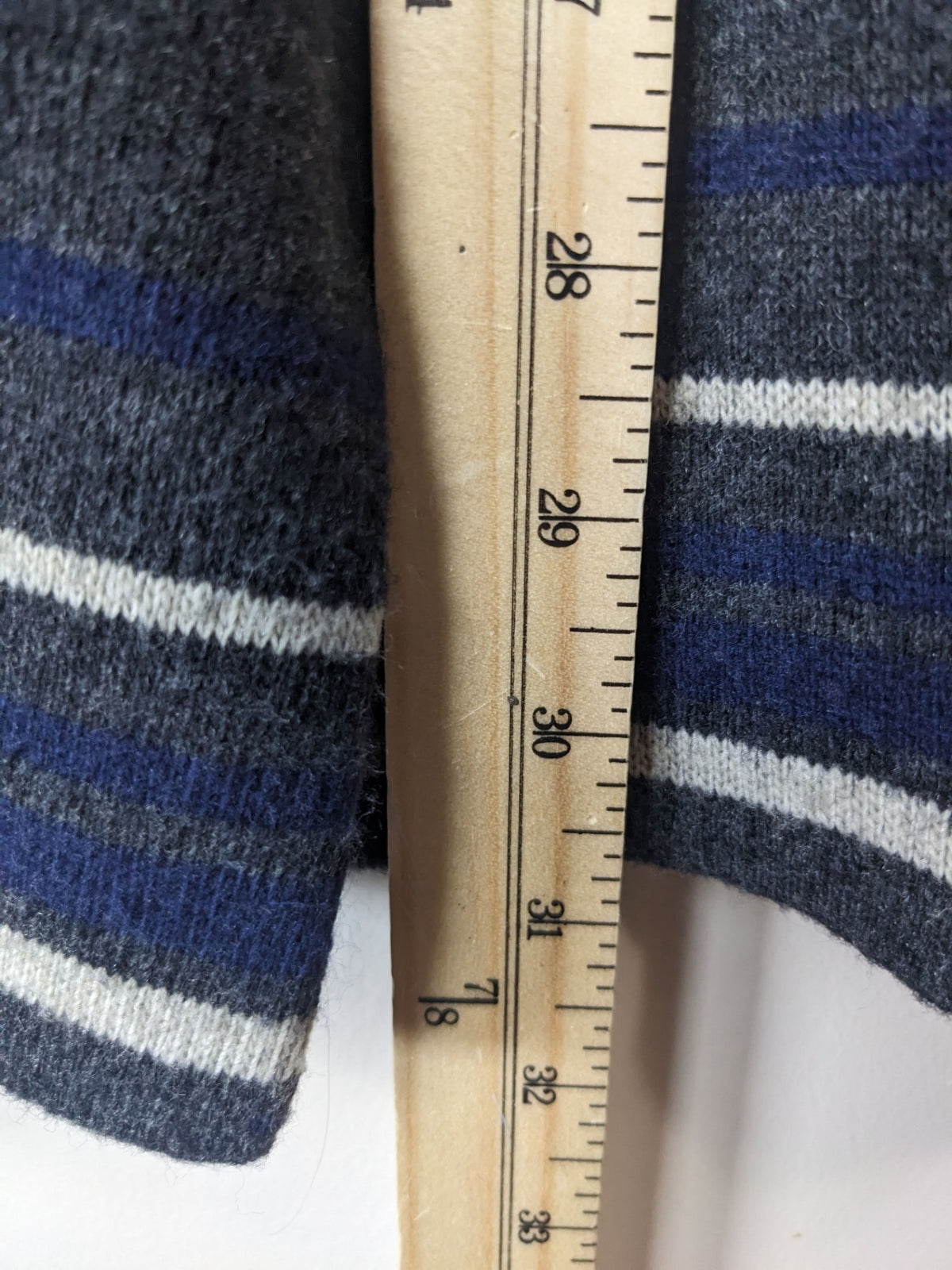 DENVERHAYES Plaid Open Front Coat - M
